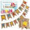 Happy Birthday Banner – 13 ft Reusable Burlap Pennant Garland – Colorful Party Bunting for Kids and Adults – Birthday Decorations